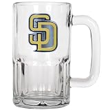 MLB San Diego Padres 20-Ounce Root Beer Style Mug - Primary Logo