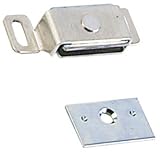 5 Pack Stanley Hardware 71-1075 Reversible Magnetic Cabinet Catch - Clear Coated Aluminum