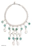 Opal choker, 'Droplets of Peace' 4.7 W 17.7 L