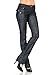 VIRGIN ONLY Women's Slim Fit Junior Sized Bootcut Jeans