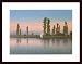 Autumn at Itako, Art Poster by Kawase Hasui, with Wood Frame, poster size: 28 x 20