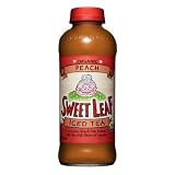 Sweet Leaf Tea, Peach Iced Tea, 20-Ounce Bottles (Pack of 12) ~ Sweet Leaf