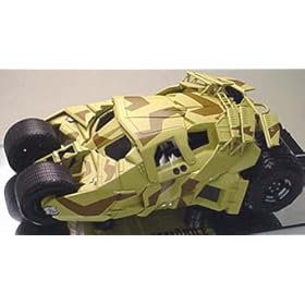 2005 Batmobile diecast model car 1:18 scale diecast by Hot Wheels - Desert Camouflage by Hot Wheels