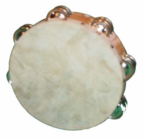 8 Inch Featherweight Tambourine   Double Row Jingles