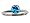 1.35 cts Genuine Blue Topaz Solitaire Engagement Ring in 14k White Gold Size 4
