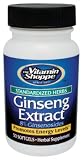 Vitamin Shoppe - Ginseng Extract, 100 mg, 50 softgels