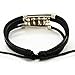 WILD-WIND (TM Christmas Unique Metal Ring Tube Multistrand Leather Adjustable Wrap Bracelet