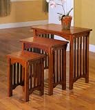 Oak Nesting Tables