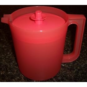 Tupperware 1 Qt Go Between Pitcher Watermelon by Tupperware