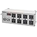 Tripp Lite Isobar 8 Outlet Surge Protector Power Strip, 25ft Long Cord, Right-Angle Plug, Metal, & $50,000 INSURANCE (ISOBAR825ULTRA) Gray