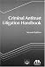 Book Criminal Antitrust Litigation Handbook,  Second Edition