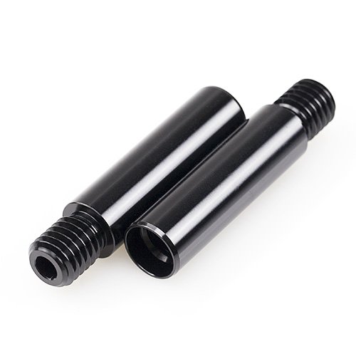 2pcs Black 15mm Rods with 1/2