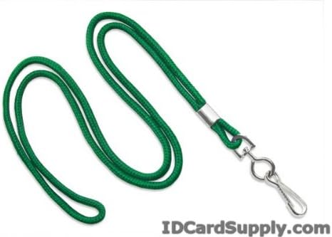 50 Identification Badge Kit - Includes Teslin Inkjet, 10 Mil Glossy Butterfly Pouches, Laminator and 50 Lanyards