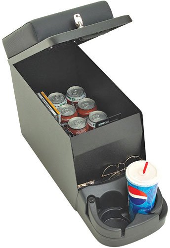 Outland Security Floor Console for Jeep Wrangler - '76-'95 Denim Gray
