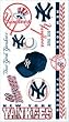 New York Yankees Temporary Tattoos - SET OF 6 - Sports Merchandise
