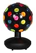 Trident Low Voltage Table Top Disco Ball, Black, including 1 x 10W G4 Halogen Bulb