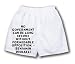 White Boxer Short with No government can be long secure without formidable opposition...