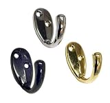 Belwith Keeler 1 5/8 Single Utility Hook Polished Brass