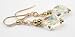 Swarovski Crystal Gold Filled French Wire Dangle Earrings