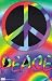 Peace Sign (Fractal Psychadelic) Art Poster Print - 24