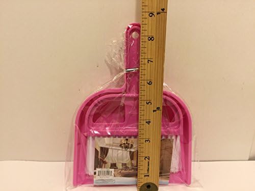 Set of 2 Dustpans with Brush (Pink and Orange)