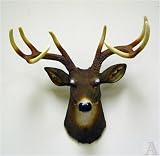 Deer Wall Mount Statue Art Decoration Indoor Outdoor