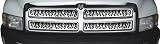 Bully Stainless Steel Flame Grille Insert - For 1994-2001 Dodge Ram 1500 (Except Sport Model); 1994-2002 Dodge Ram 2500, 2500 (Except Sport Model), Model# SG-341