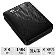 Western Digital My Passport 2 TB USB 3.0 Portable Hard Drive -WDBY8L0020BBKNESN (Black)