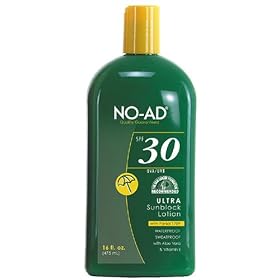 NO-AD Ultra Sunblock Lotion, SPF 30, 16 Ounces