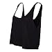 Bella Women's Maxine Cropped Fit Flowy Boxy Tank Top Shirt