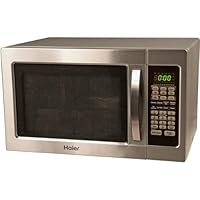 Haier MWM10100GC Stainless 1.0-Cu.Ft. Microwave with Grill