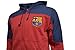Fc Barcelona Hoodie Adults Zip Front Fleece Sweatshirt Jacket Blue (S)