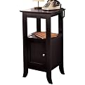 Dolce Dark Walnut Telephone Table