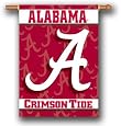 NCAA Alabama Crimson Tide 2-Sided 28-by-40 inch House Banner with  Pole Sleeve