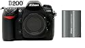 Nikon D200 10.2MP Digital SLR Camera (Body) + Extra Nikon EN-EL3e Battery