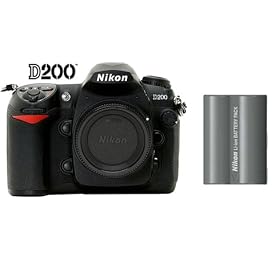 Nikon D200 10.2MP Digital SLR Camera (Body) + Extra Nikon EN-EL3e Battery