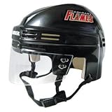 Official NHL Licensed Mini Player Helmets - Calgary Flames