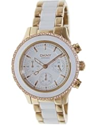 DKNY Dress Chronograph White Ceramic Womens watch #NY8825