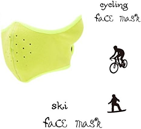 Lilyy Motorcycle Cycling Bicycle Bike Polar FleeceHalf Face Mask (green)