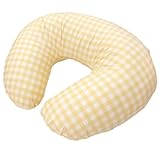 日本製 のっけて授乳クッション ギンガムイエロー