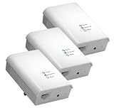 7dayshop 500 Mbps High Speed HomePlug / Powerline Ethernet Network Adapter, with Powersaver Function - TRIPLE PACK