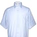 Men's Short Sleeve POWDER BLUE Color Dress Shirt