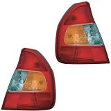 00 01 02 Hyundai Accent Sedan Taillight Taillamp Pair by Aftermarket