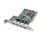 Provides 4 extra USB 2.0 ports, fits into your desktop's PCI card slot