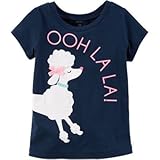 Carter's(カーターズ) プードル グラフィック ティ ブルー トップス半袖Tシャツ 6歳【並行輸入】