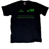 Oregon Trail WAGON DOWN by the RIVER Black T-Shirt Tee