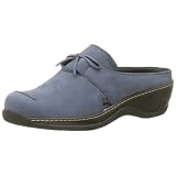 Softwalk Women's Modesto Clog with Tie,Pacific Blue,12.0 W