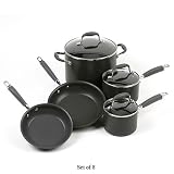 Anolon Advanced Nonstick Hard-Anodized Aluminum 8-Piece Cookware Set by Anolon