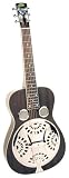 Regal Black Lightning Squareneck Dobro Guitar (Black)