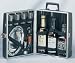 Trav-L-Bar Polystyrene 3-Bottle Travel Bar Set, Black